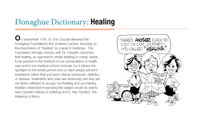 Donaghue Dictionary: Healing