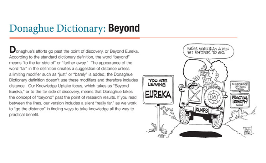 Donaghue Dictionary: Beyond